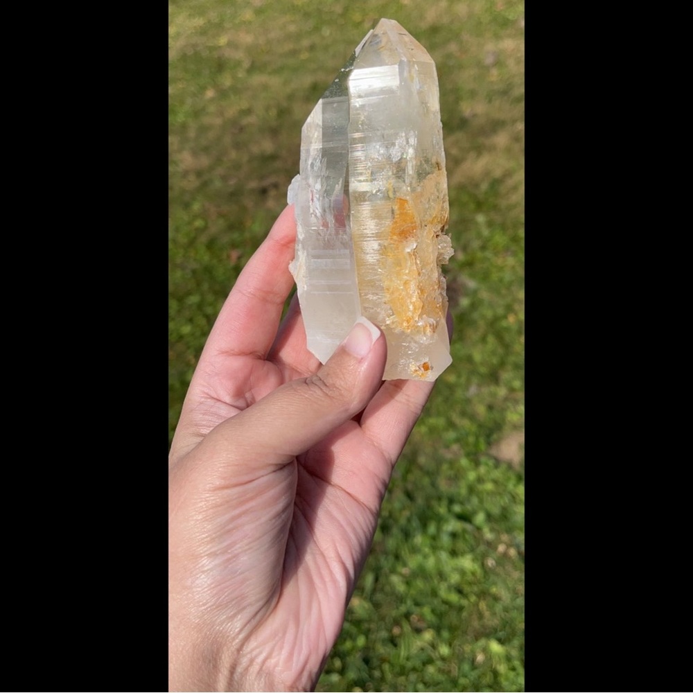 {Golden Healer} Hematoid Quartz Lemurian Twin - Picture 6 of 10